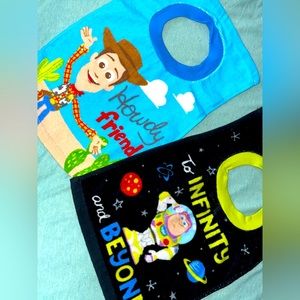 Disneys Toy Story children’s bibs (OS) Set of 2